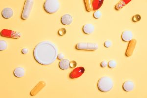 pills and tablets of different minerals
