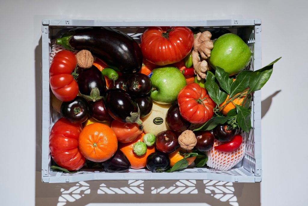 Assortment of colorful fruits and vegetables rich in phytonutrients for optimal health